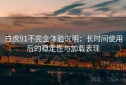 白虎91不完全体验说明：长时间使用后的稳定性与加载表现