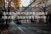 连续使用一段时间后再看白虎嫩白：加载速度、清晰度与缓存策略观察（对比后）