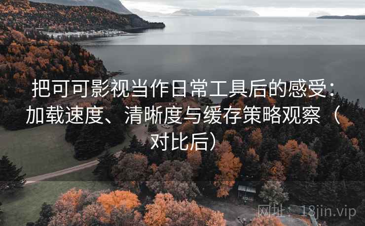 把可可影视当作日常工具后的感受：加载速度、清晰度与缓存策略观察（对比后）
