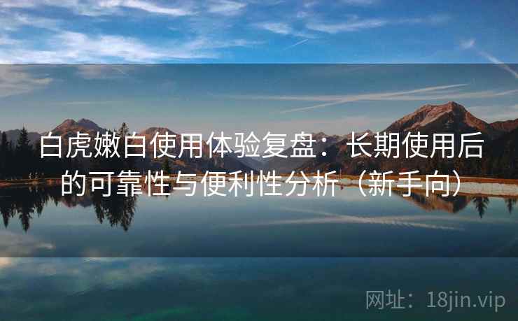白虎嫩白使用体验复盘：长期使用后的可靠性与便利性分析（新手向）